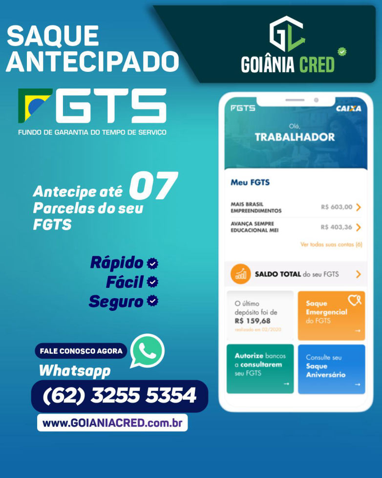Saque Antecipado FGTS